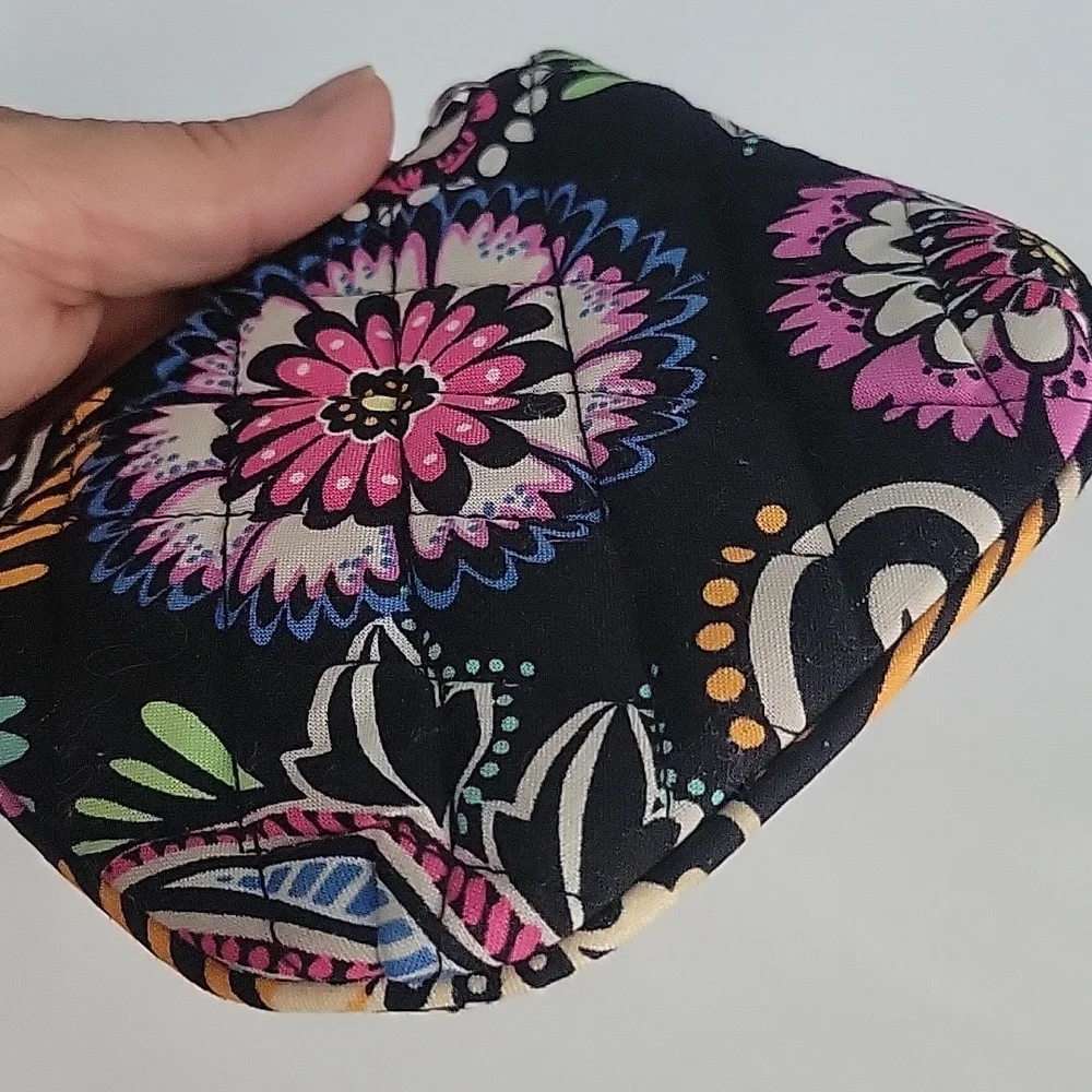Vera Bradley Black Paisley Women's Wallet - Picture 5 of 5